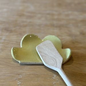 Repose cuillère fleur pop