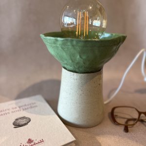 Lampe Nénuphar verte
